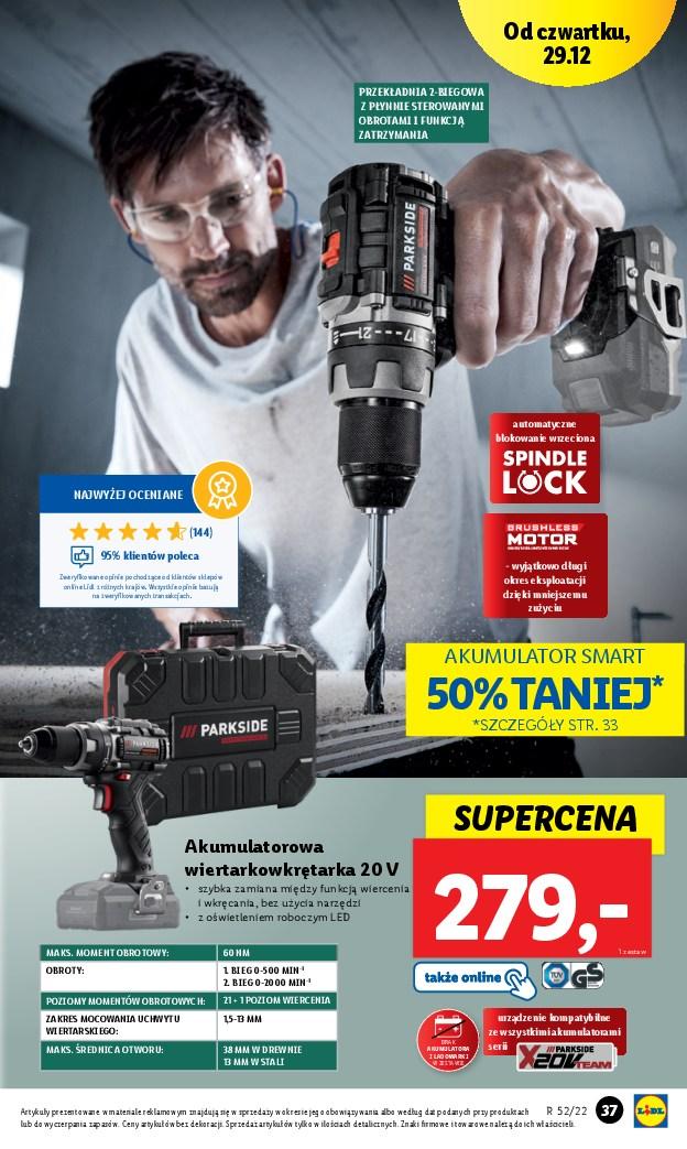 Gazetka promocyjna Lidl do 31/12/2022 str.37