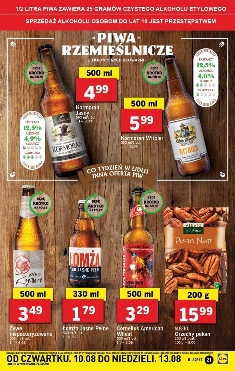 Gazetka promocyjna Lidl do 13/08/2017 str.21