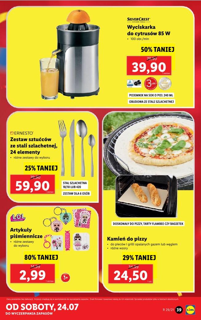 Gazetka promocyjna Lidl do 25/07/2021 str.39