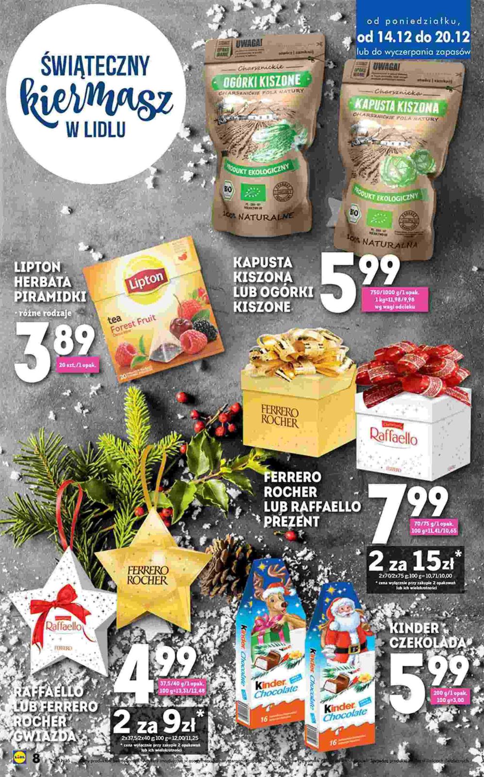 Gazetka promocyjna Lidl do 20/12/2015 str.8