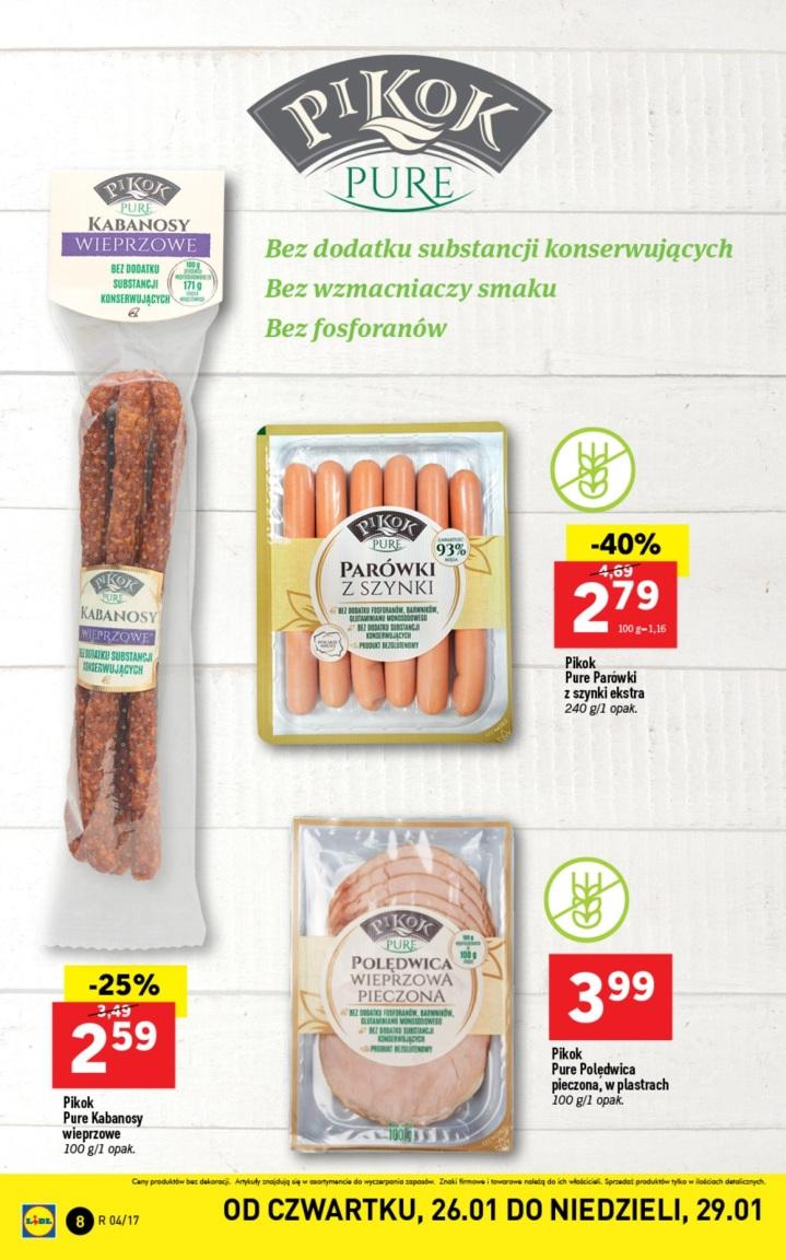 Gazetka promocyjna Lidl do 29/01/2017 str.8