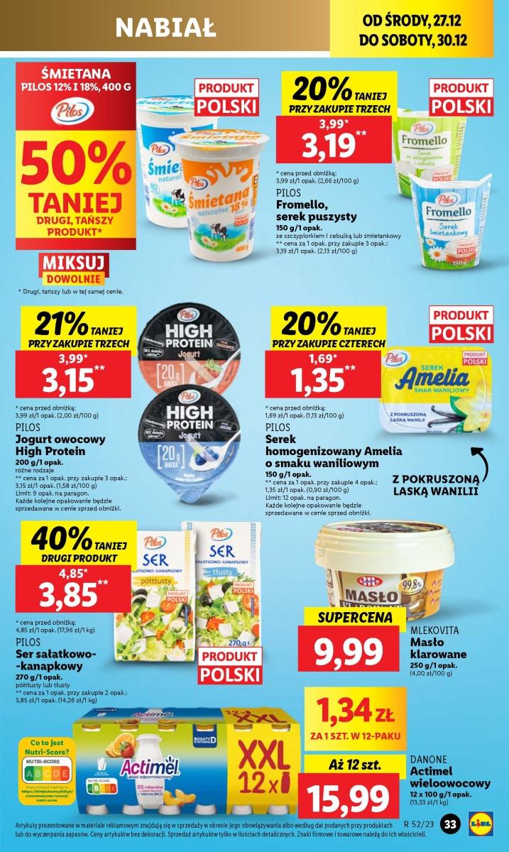 Gazetka promocyjna Lidl do 30/12/2023 str.33