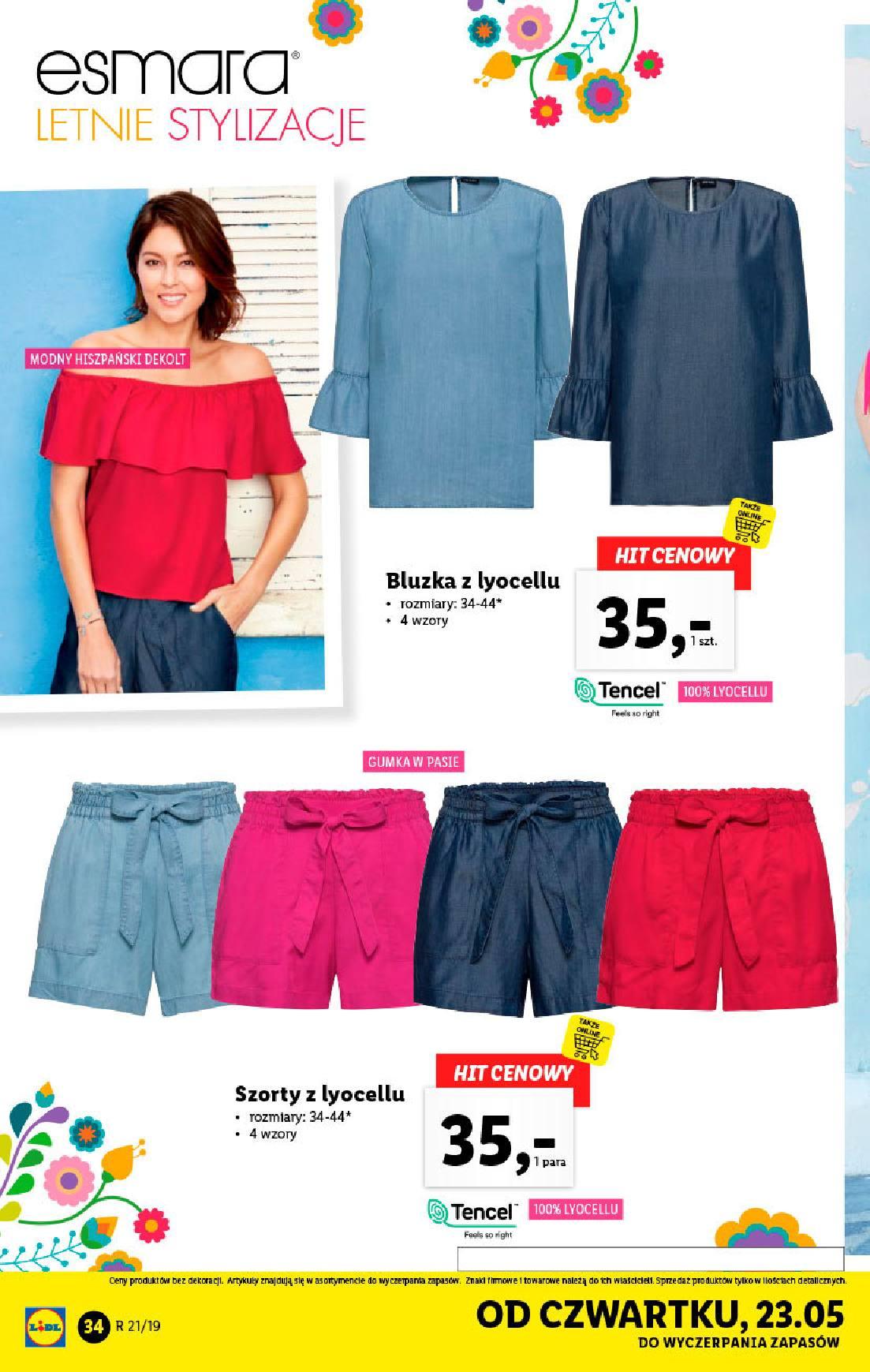 Gazetka promocyjna Lidl do 26/05/2019 str.34