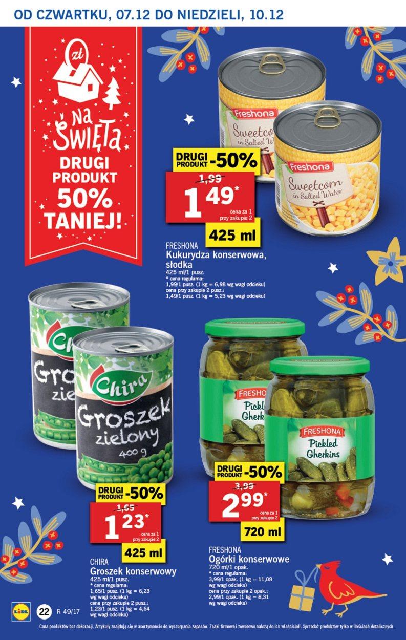 Gazetka promocyjna Lidl do 10/12/2017 str.22