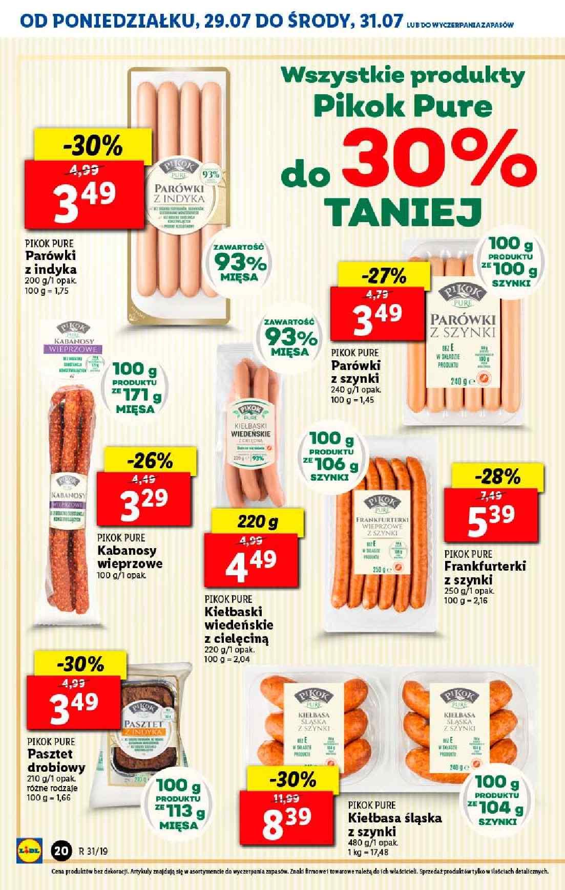 Gazetka promocyjna Lidl do 31/07/2019 str.20