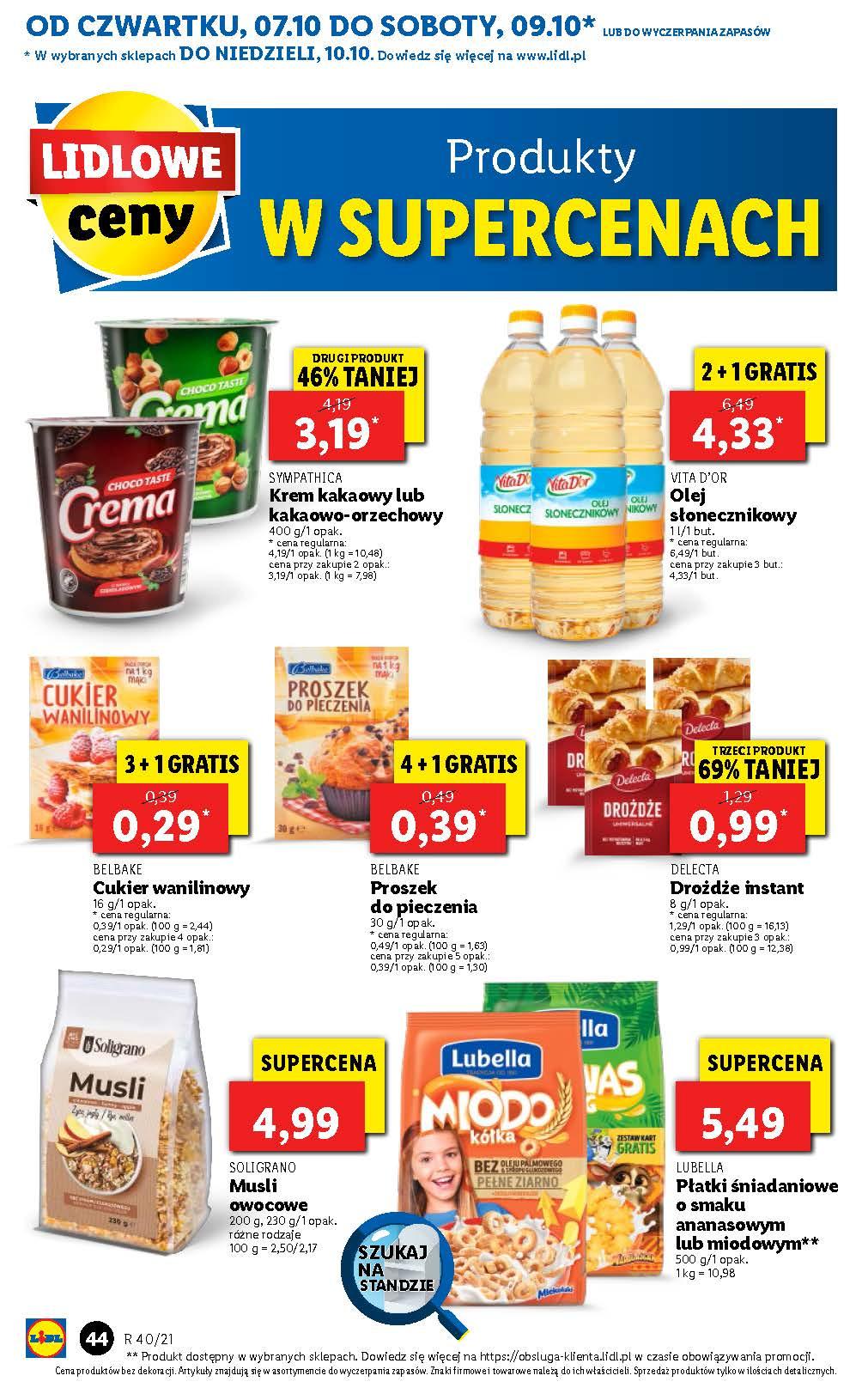 Gazetka promocyjna Lidl do 09/10/2021 str.44