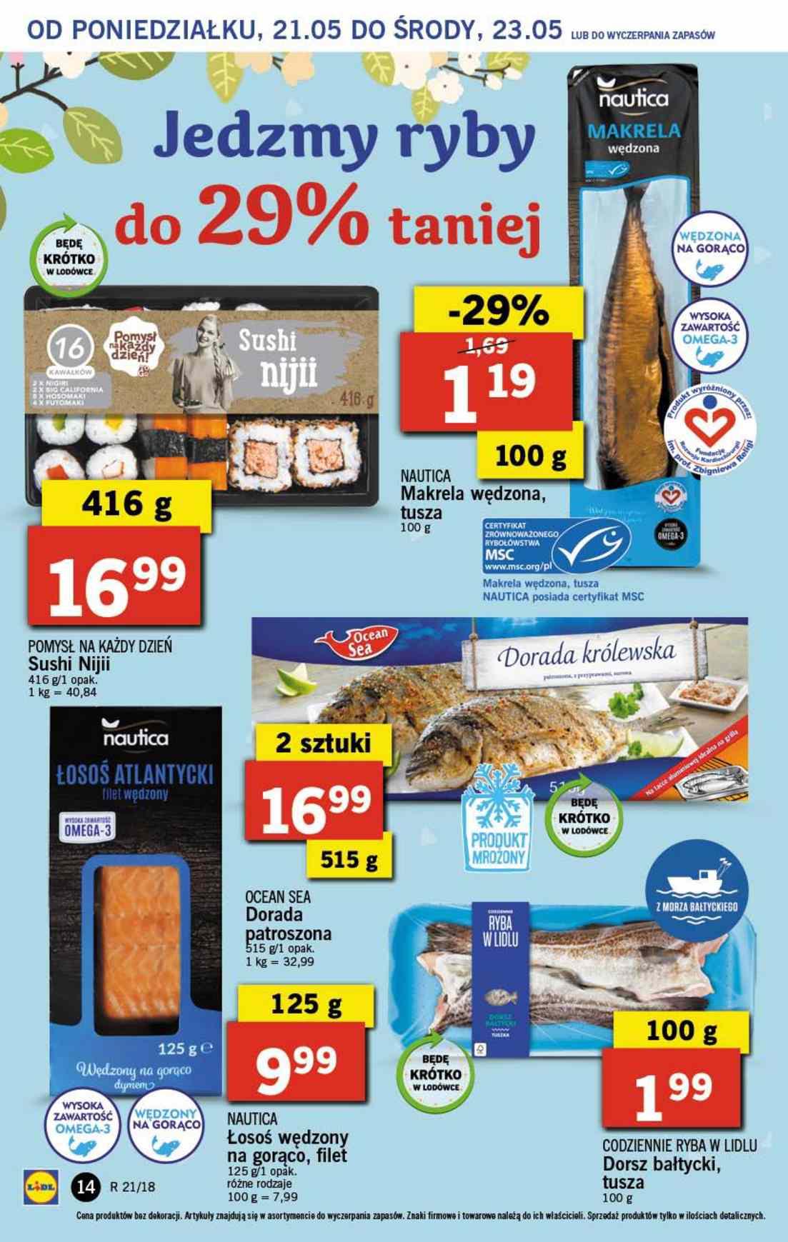 Gazetka promocyjna Lidl do 23/05/2018 str.14