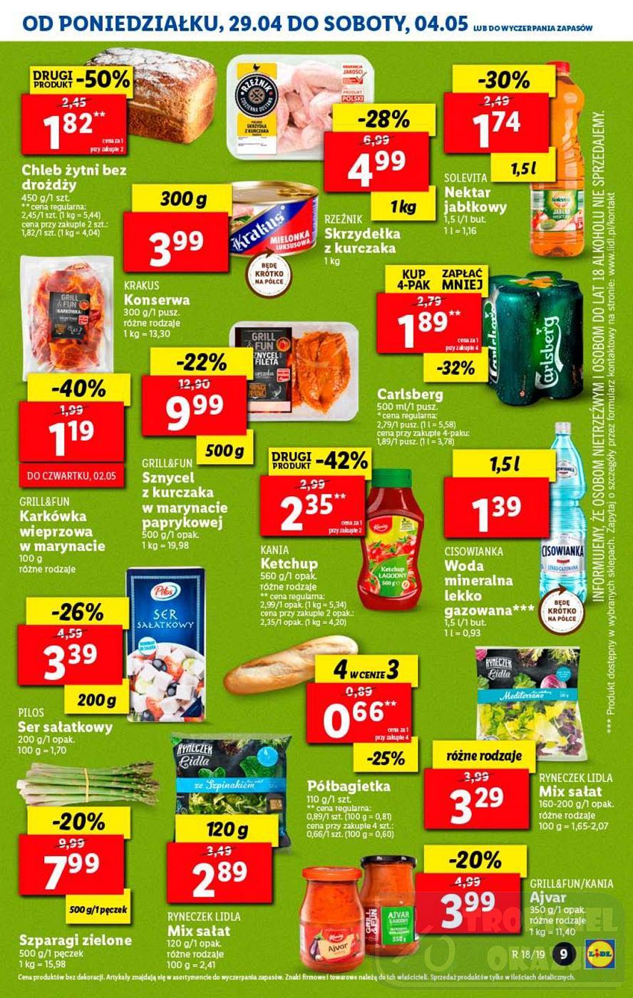 Gazetka promocyjna Lidl do 04/05/2019 str.9