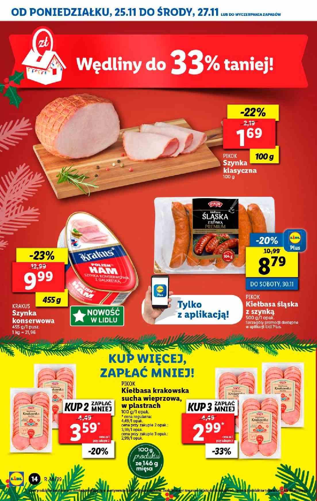 Gazetka promocyjna Lidl do 27/11/2019 str.14