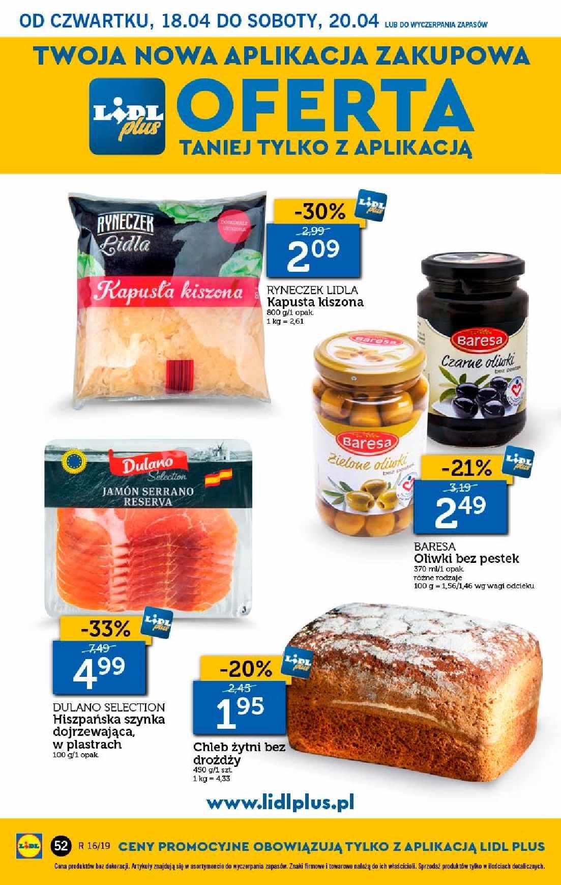 Gazetka promocyjna Lidl do 20/04/2019 str.52