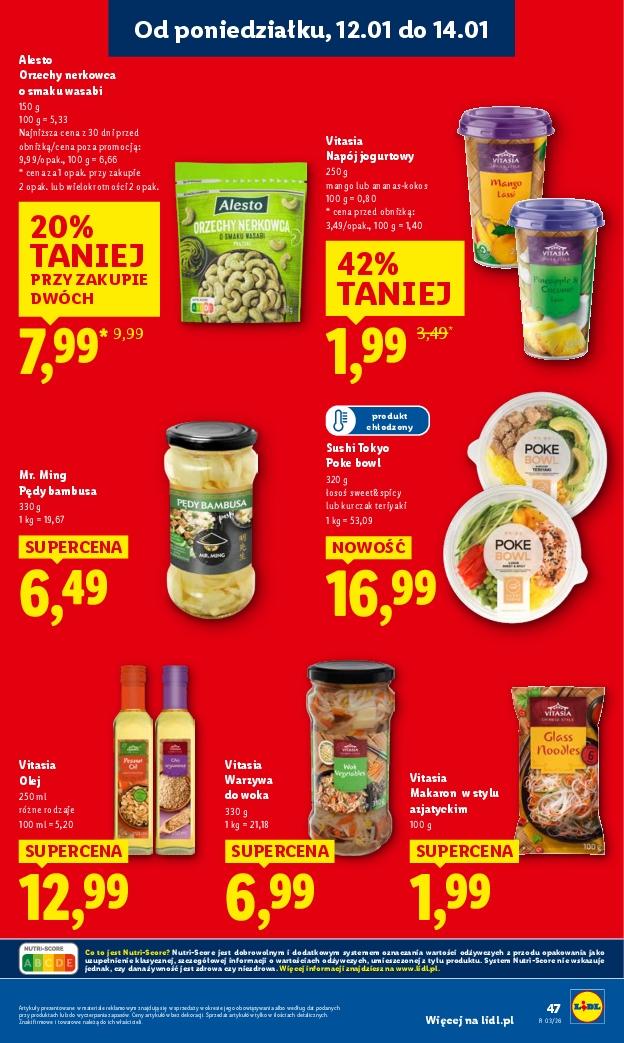 Gazetka promocyjna Lidl do 14/01/2026 str.47