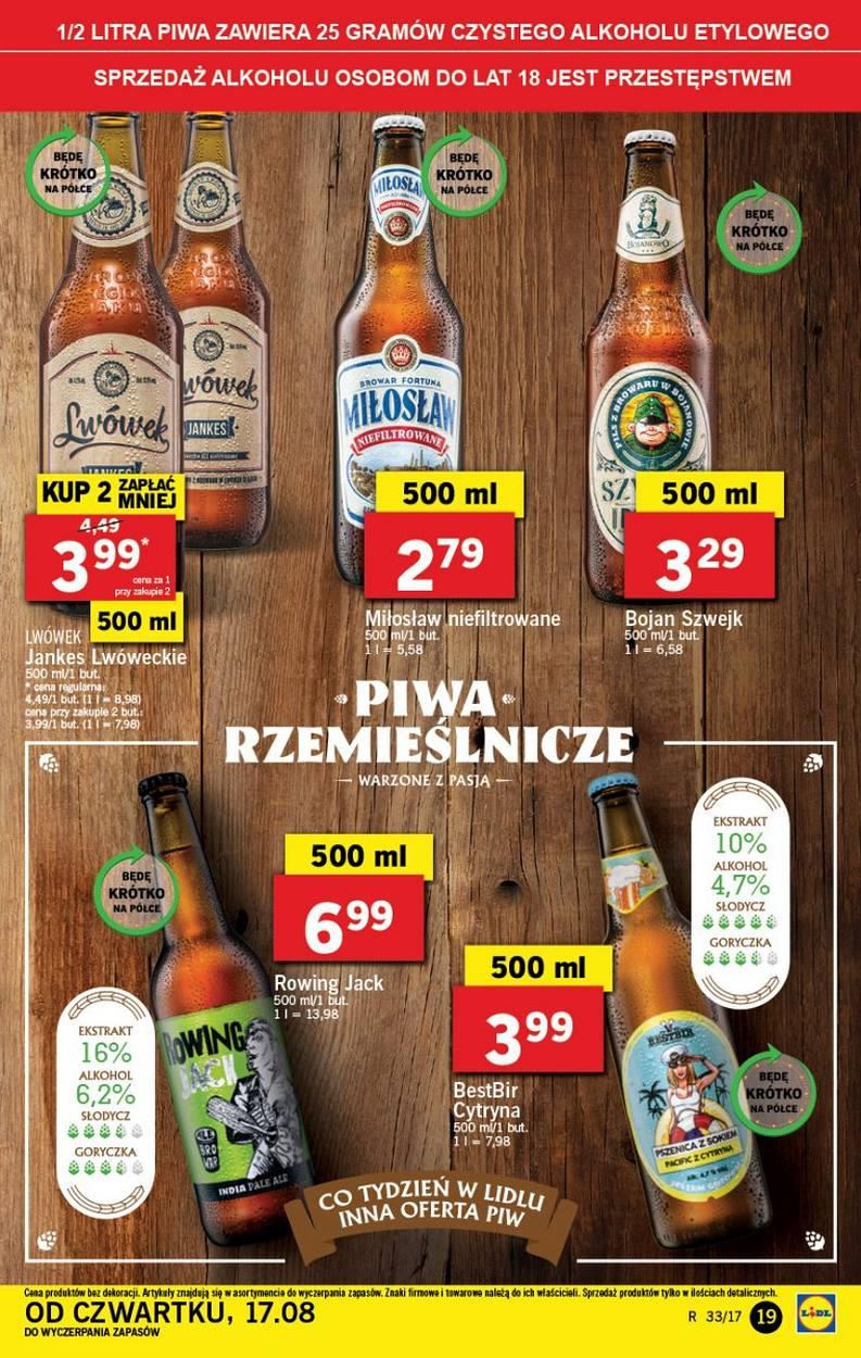 Gazetka promocyjna Lidl do 20/08/2017 str.19