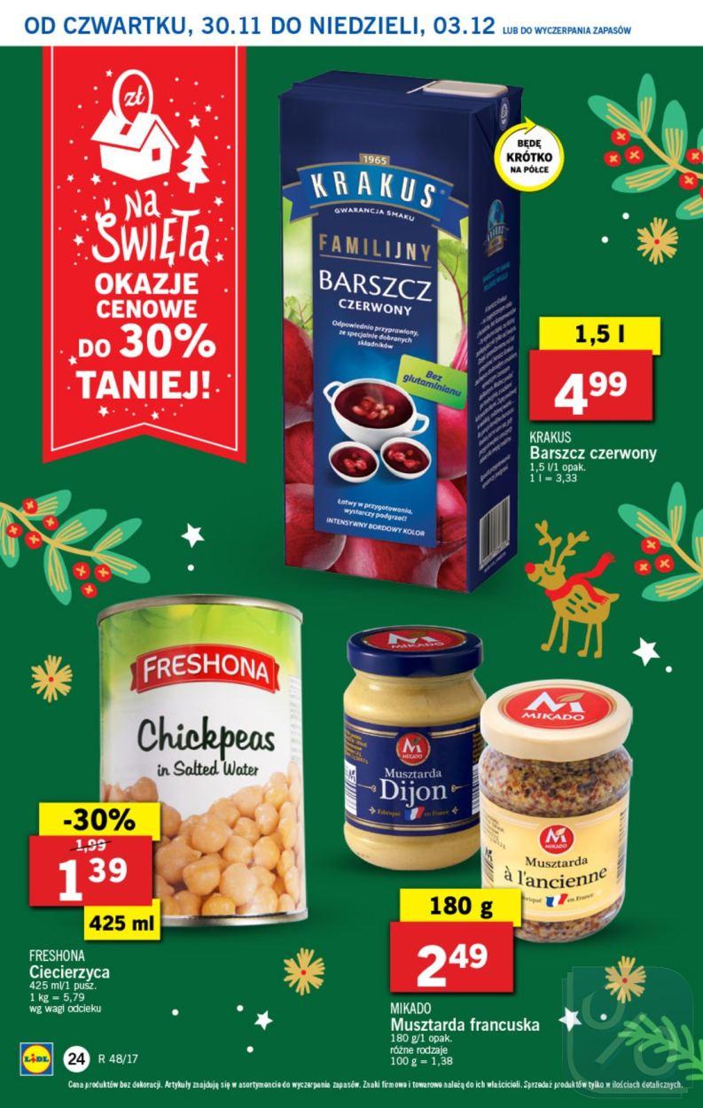 Gazetka promocyjna Lidl do 03/12/2017 str.24