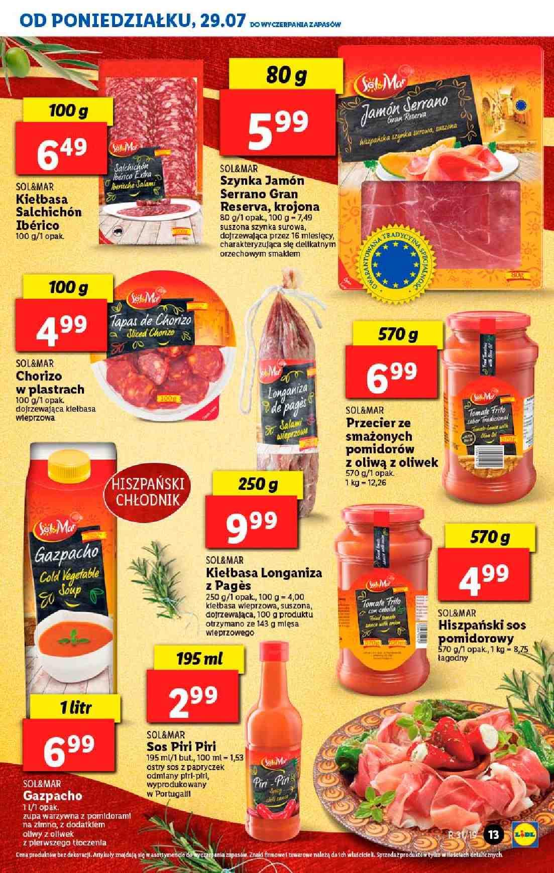 Gazetka promocyjna Lidl do 31/07/2019 str.13