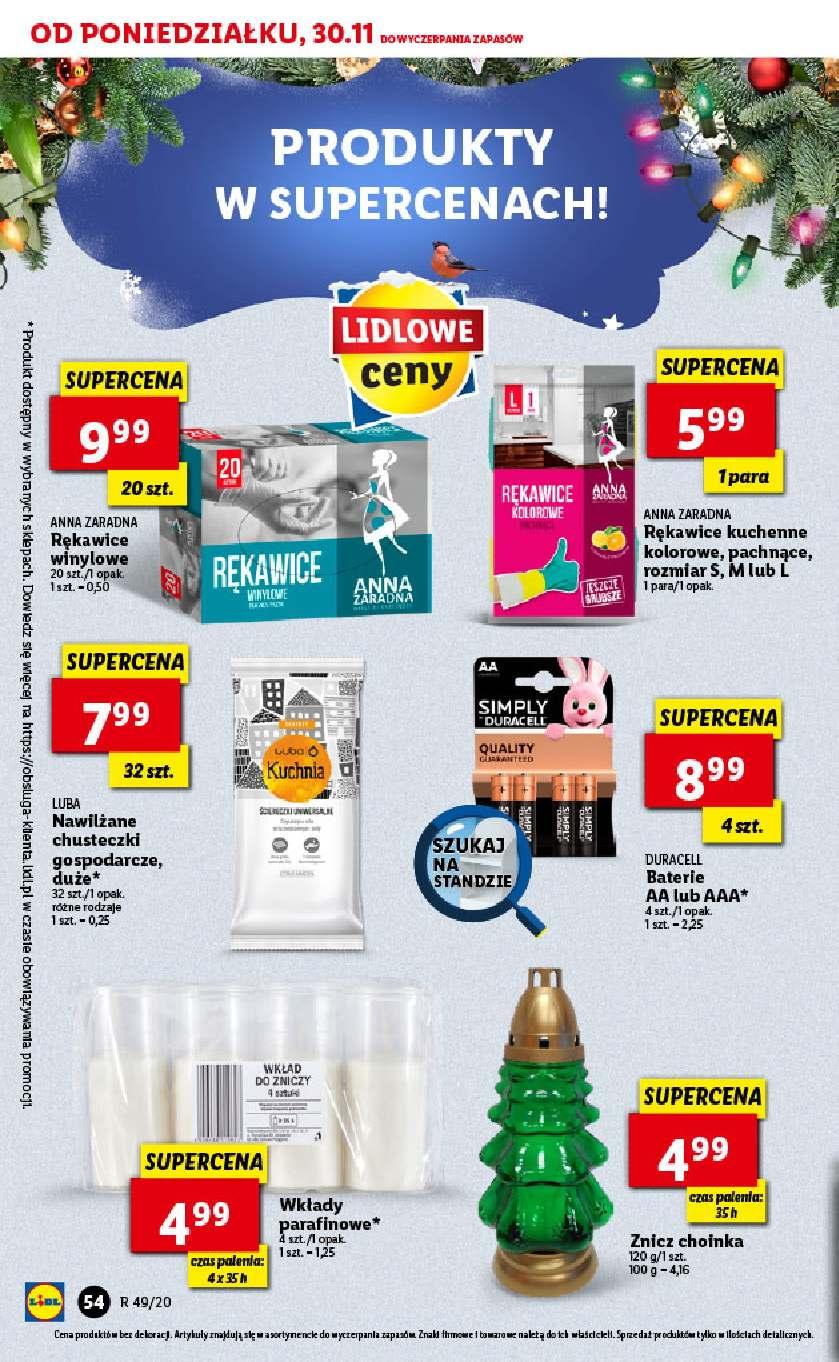 Gazetka promocyjna Lidl do 06/12/2020 str.54