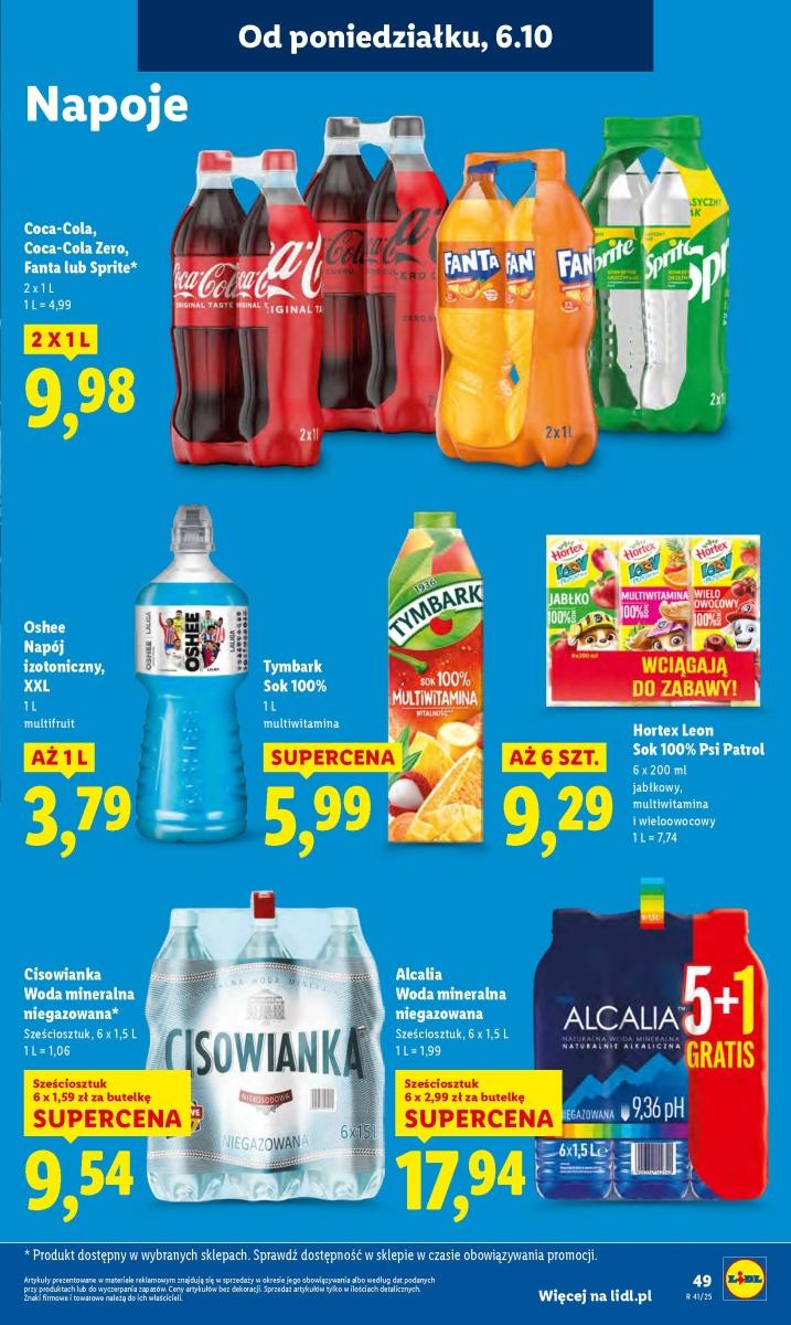 Gazetka promocyjna Lidl do 08/10/2025 str.49