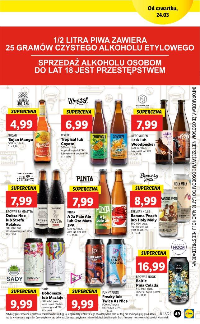 Gazetka promocyjna Lidl do 26/03/2022 str.49