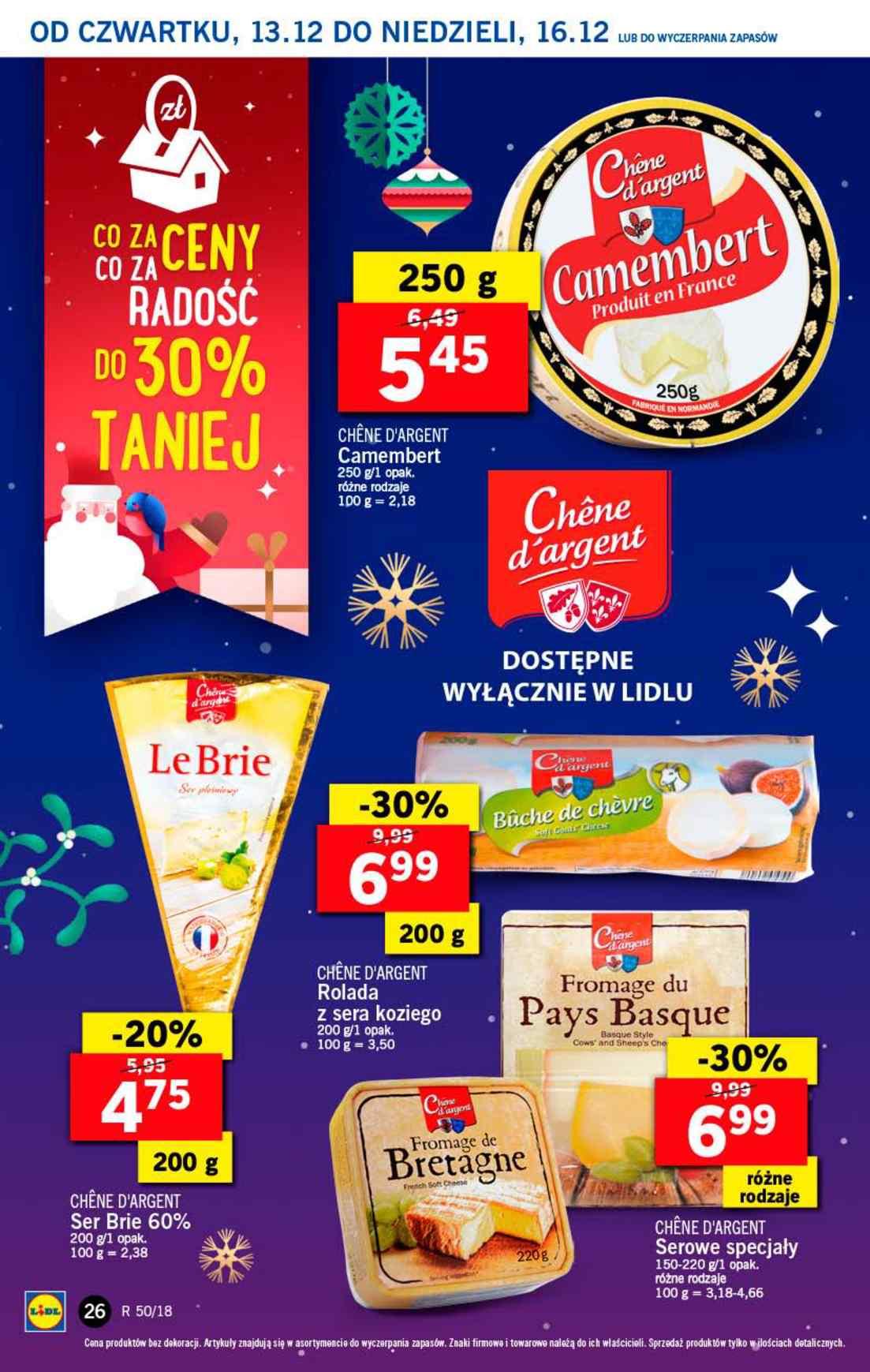 Gazetka promocyjna Lidl do 16/12/2018 str.26