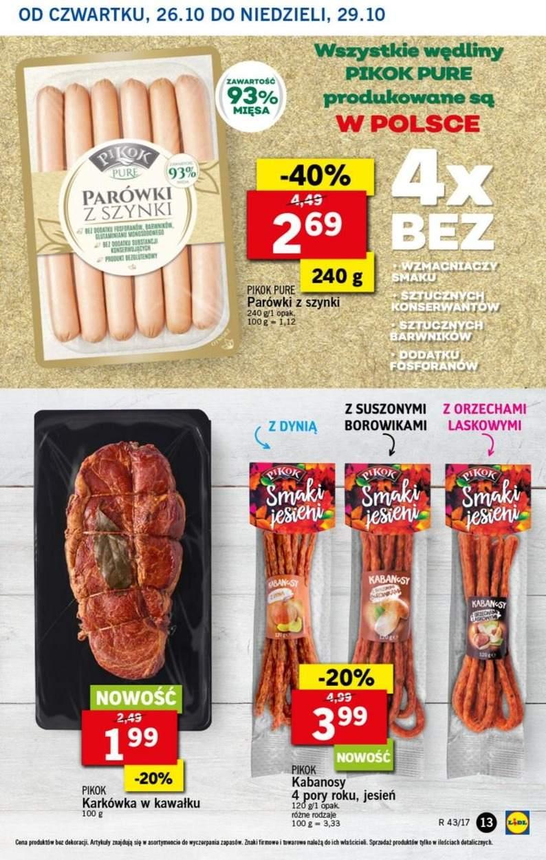 Gazetka promocyjna Lidl do 29/10/2017 str.13