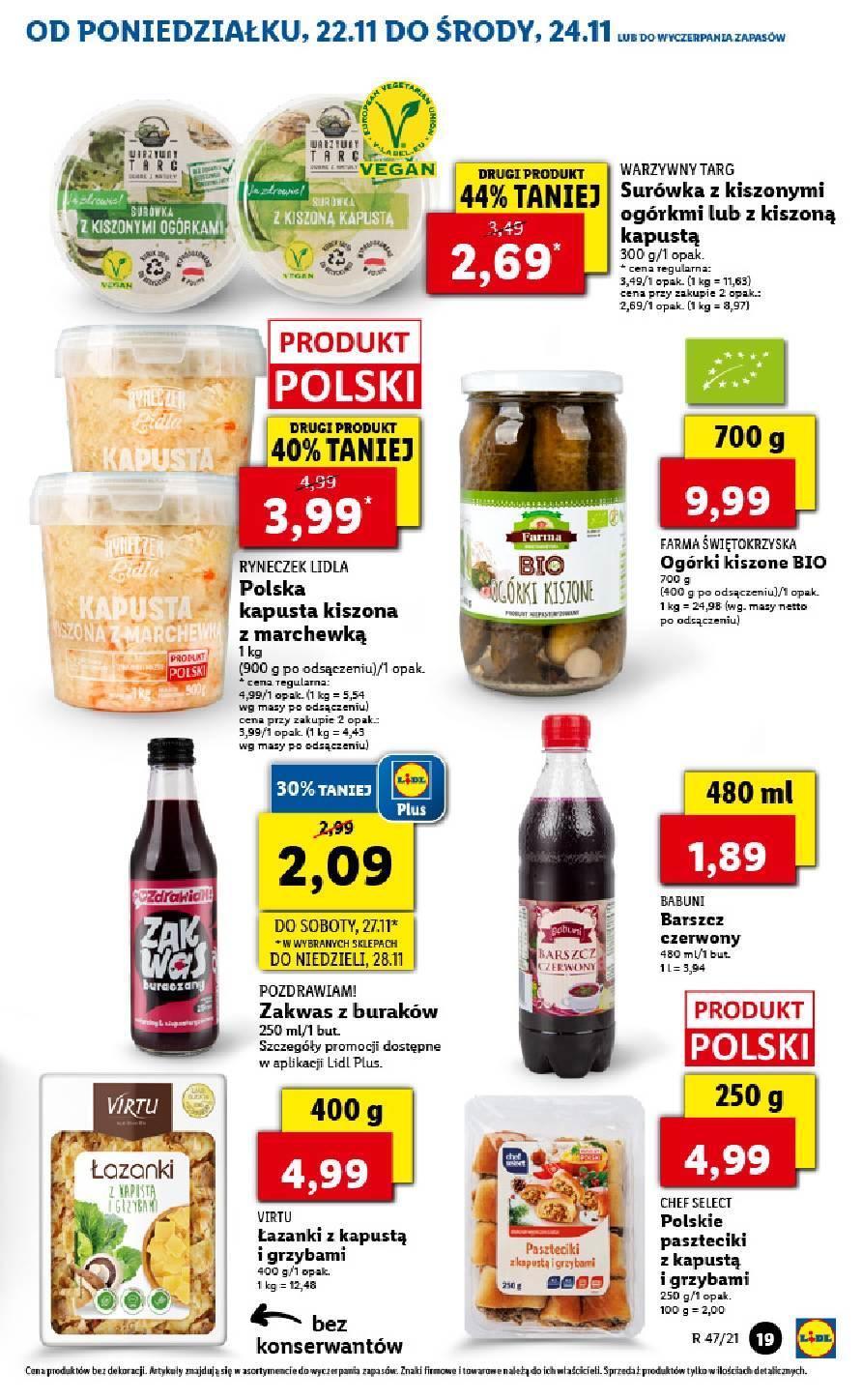 Gazetka promocyjna Lidl do 24/11/2021 str.19