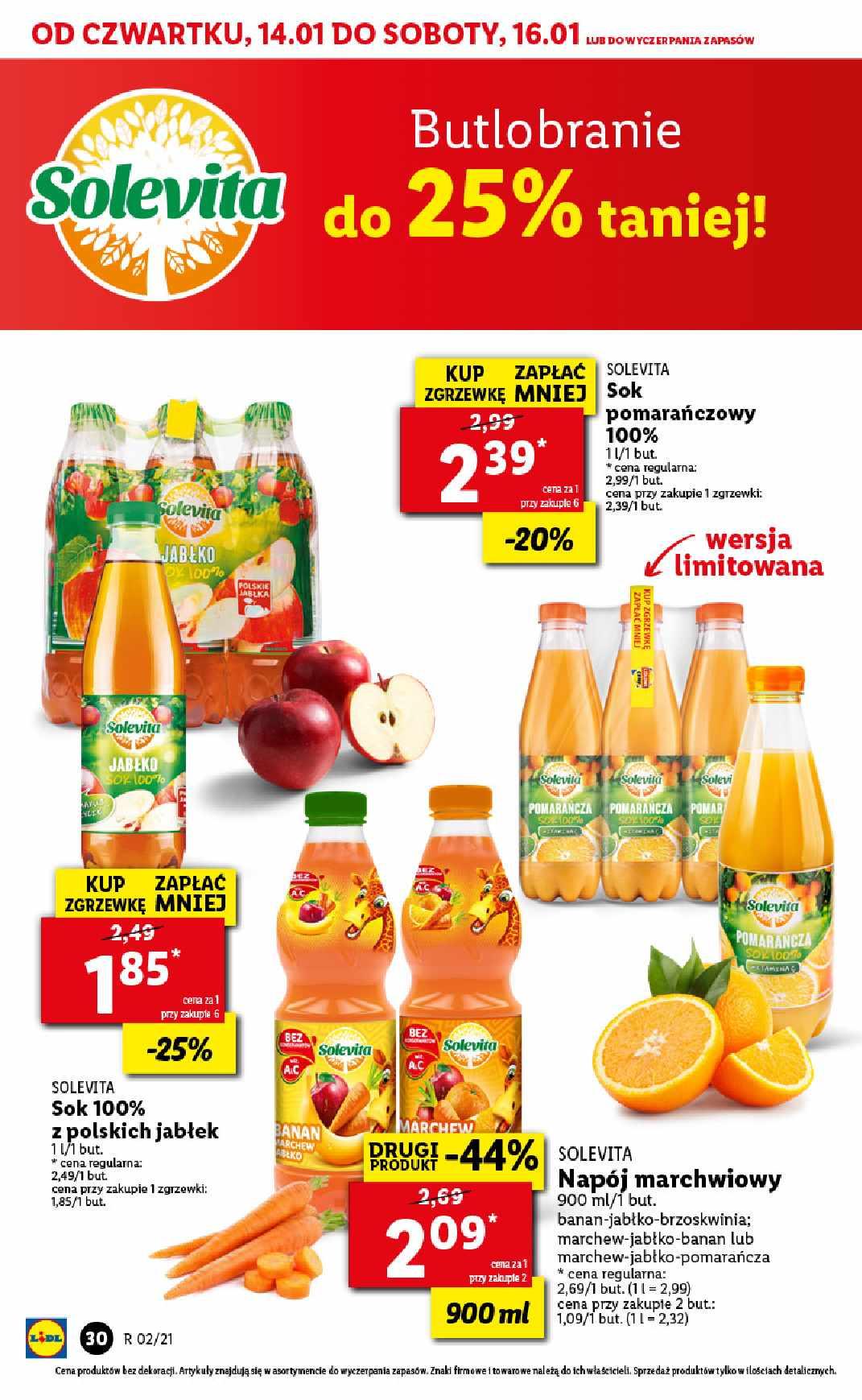 Gazetka promocyjna Lidl do 16/01/2021 str.30