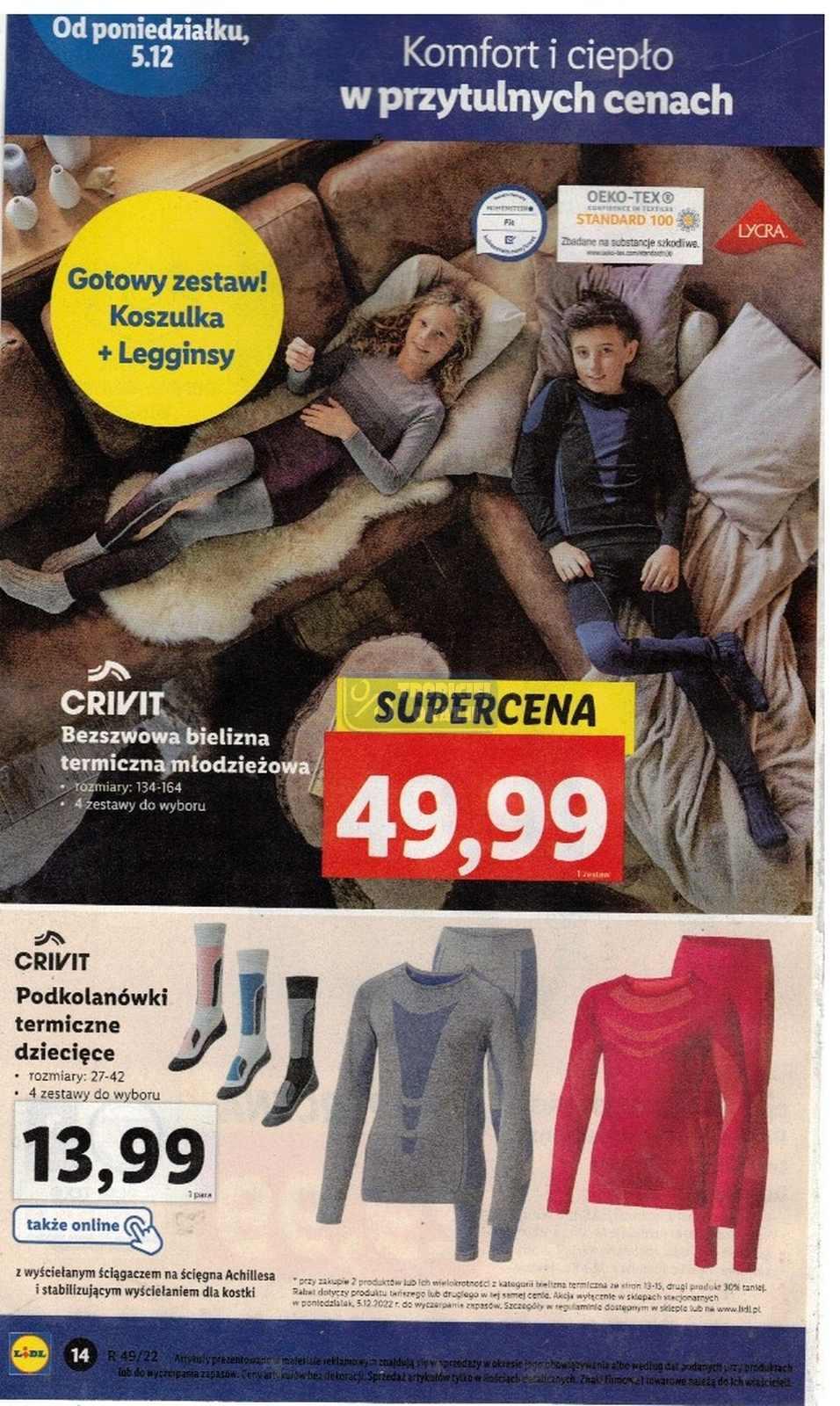 Gazetka promocyjna Lidl do 10/12/2022 str.14