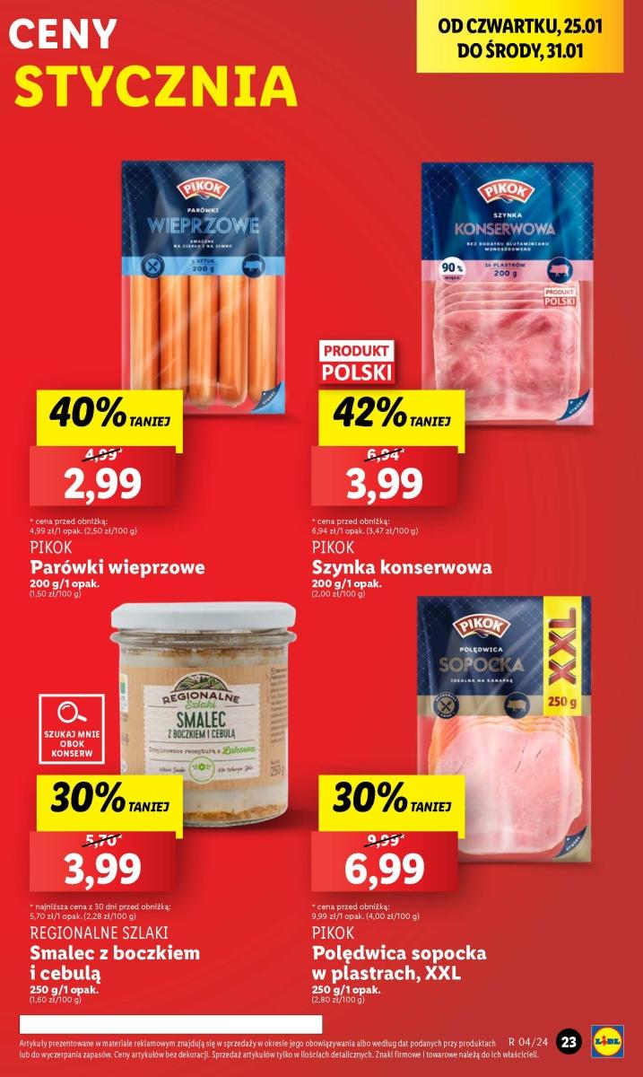 Gazetka promocyjna Lidl do 28/01/2024 str.23