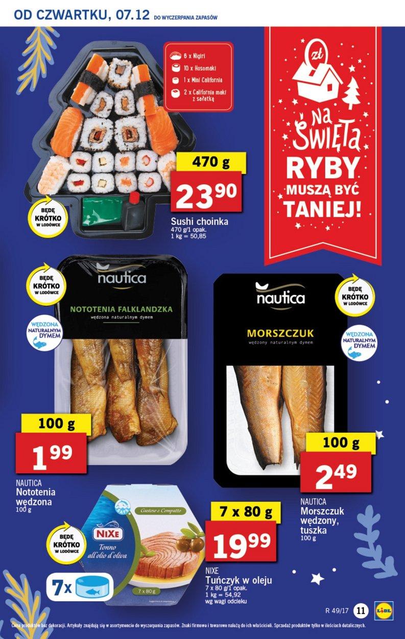 Gazetka promocyjna Lidl do 10/12/2017 str.11