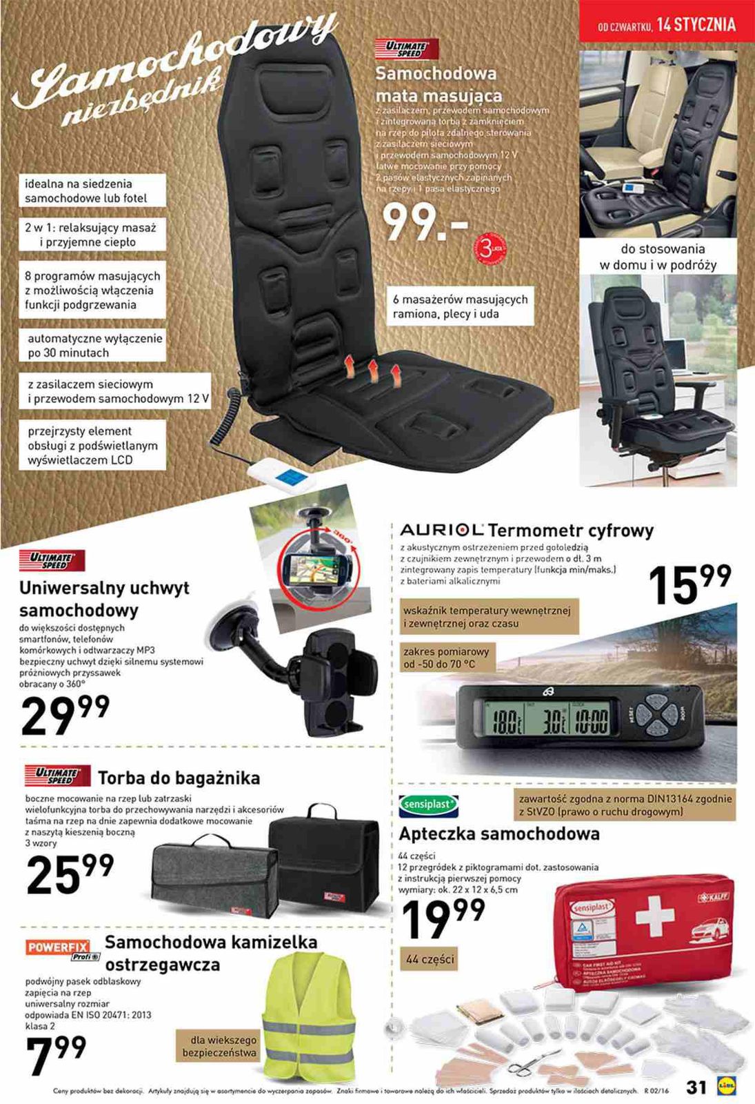 Gazetka promocyjna Lidl do 17/01/2016 str.31