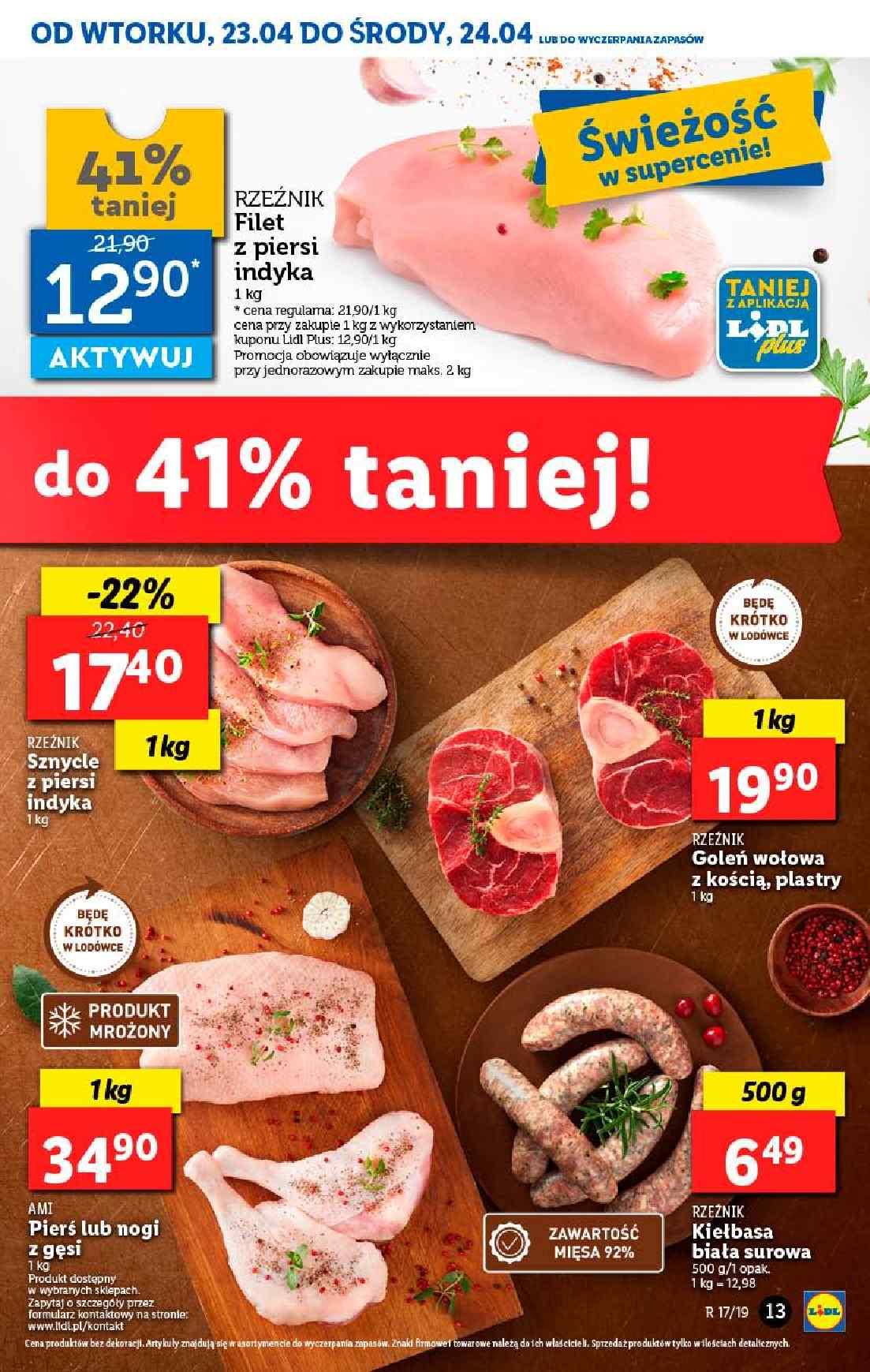 Gazetka promocyjna Lidl do 24/04/2019 str.13