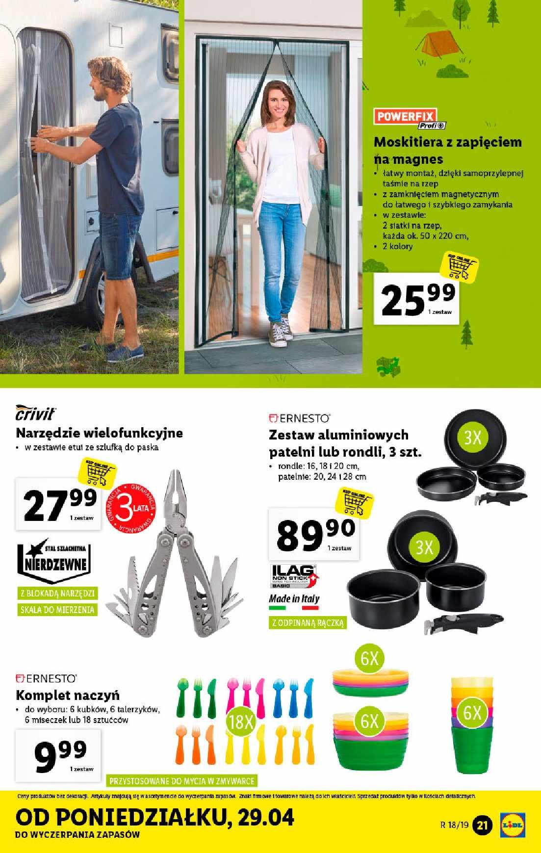 Gazetka promocyjna Lidl do 04/05/2019 str.21