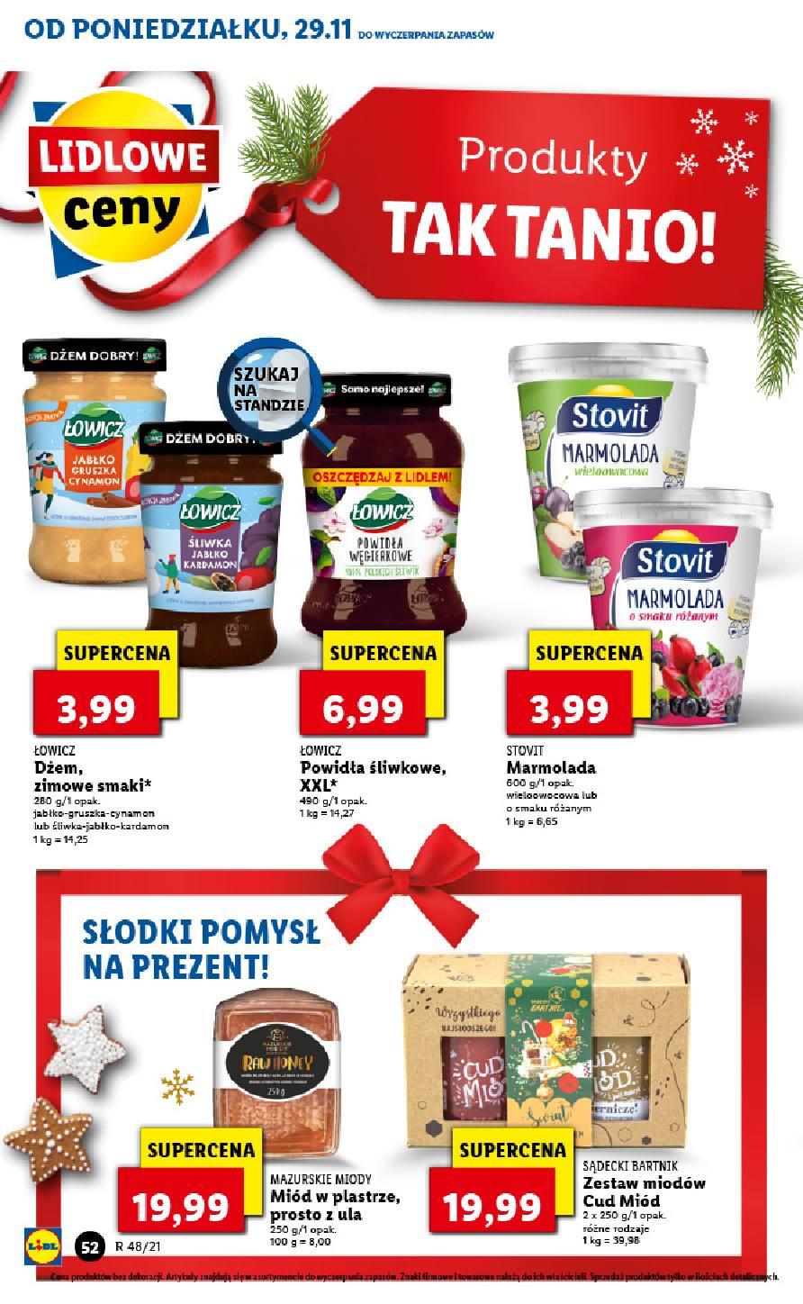 Gazetka promocyjna Lidl do 01/12/2021 str.52