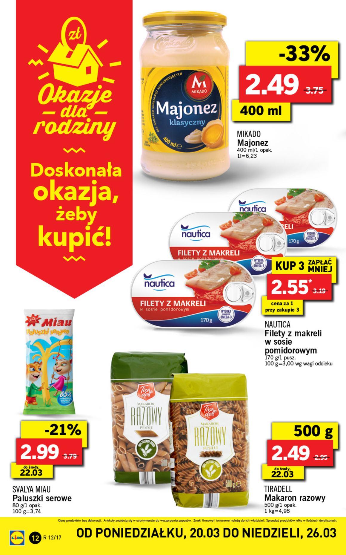 Gazetka promocyjna Lidl do 22/03/2017 str.12