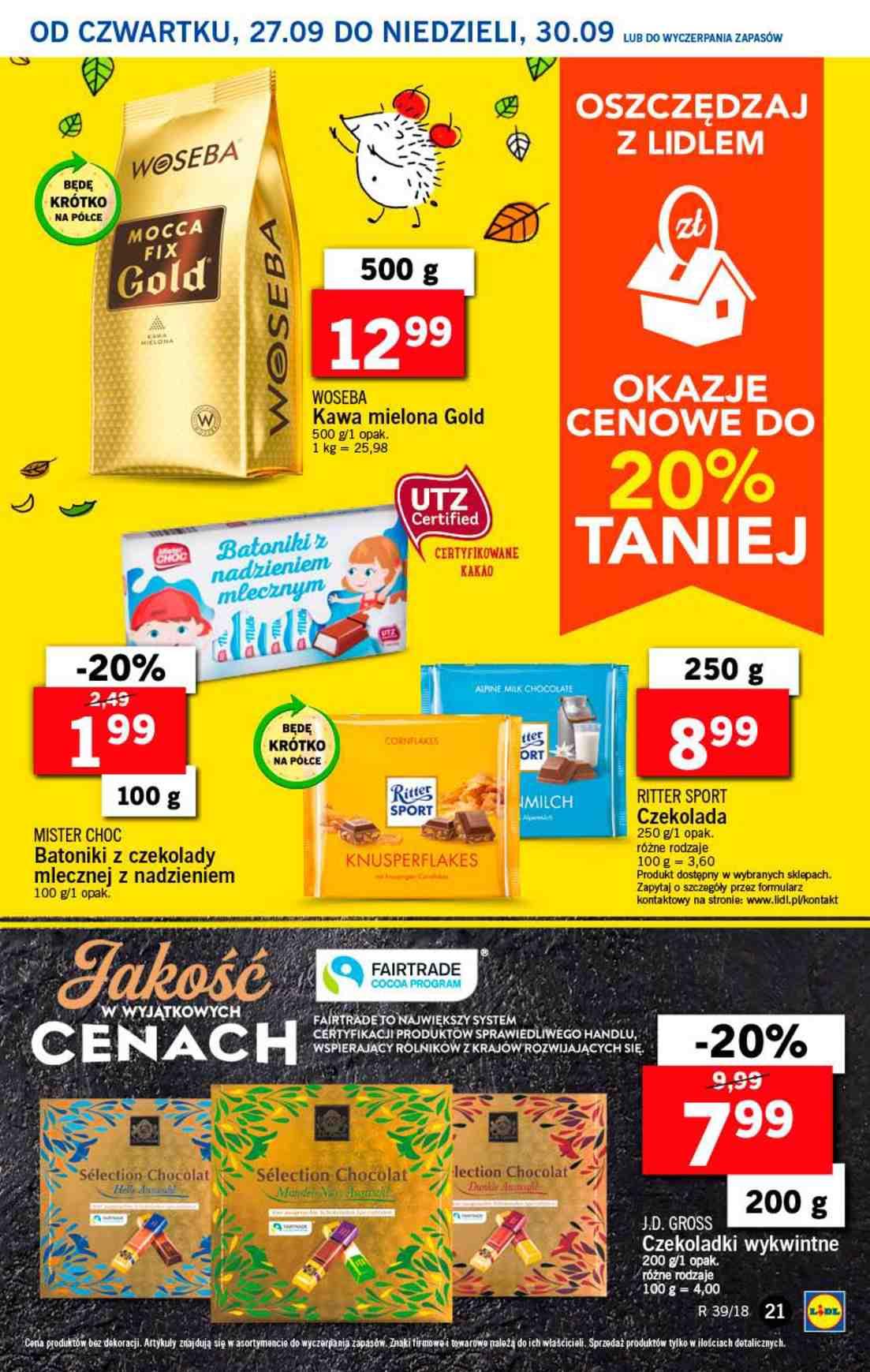 Gazetka promocyjna Lidl do 30/09/2018 str.21