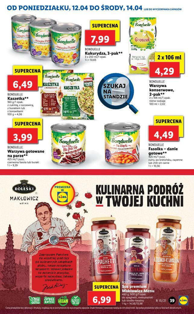 Gazetka promocyjna Lidl do 17/04/2021 str.39