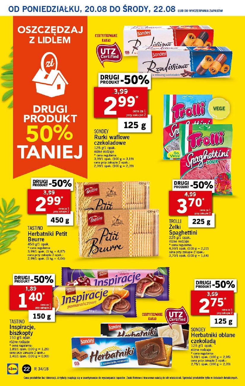 Gazetka promocyjna Lidl do 22/08/2018 str.22