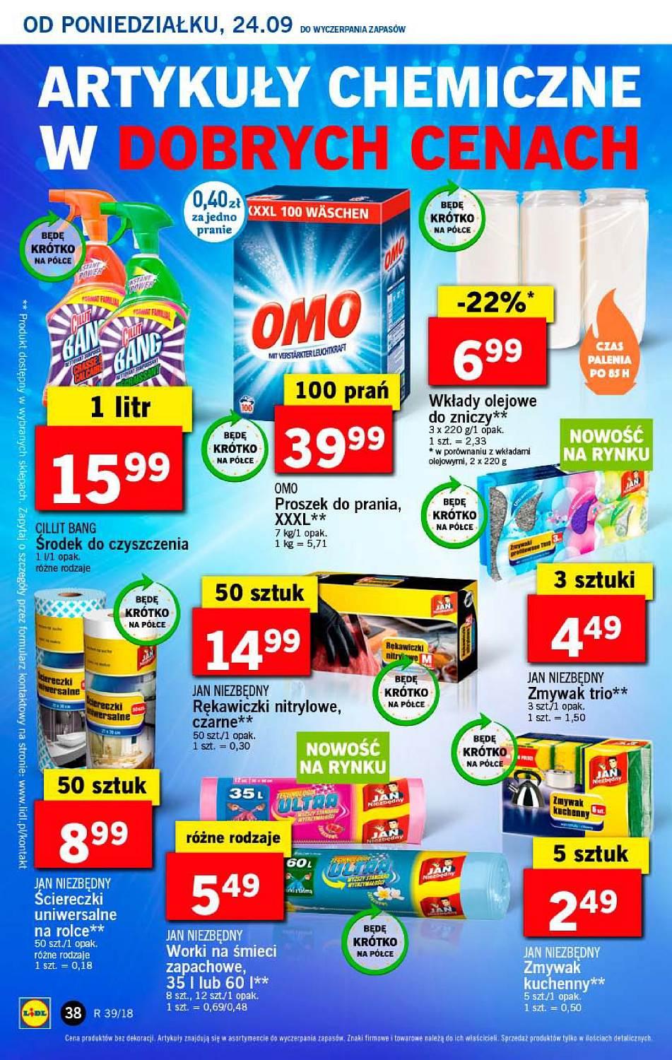 Gazetka promocyjna Lidl do 26/09/2018 str.38