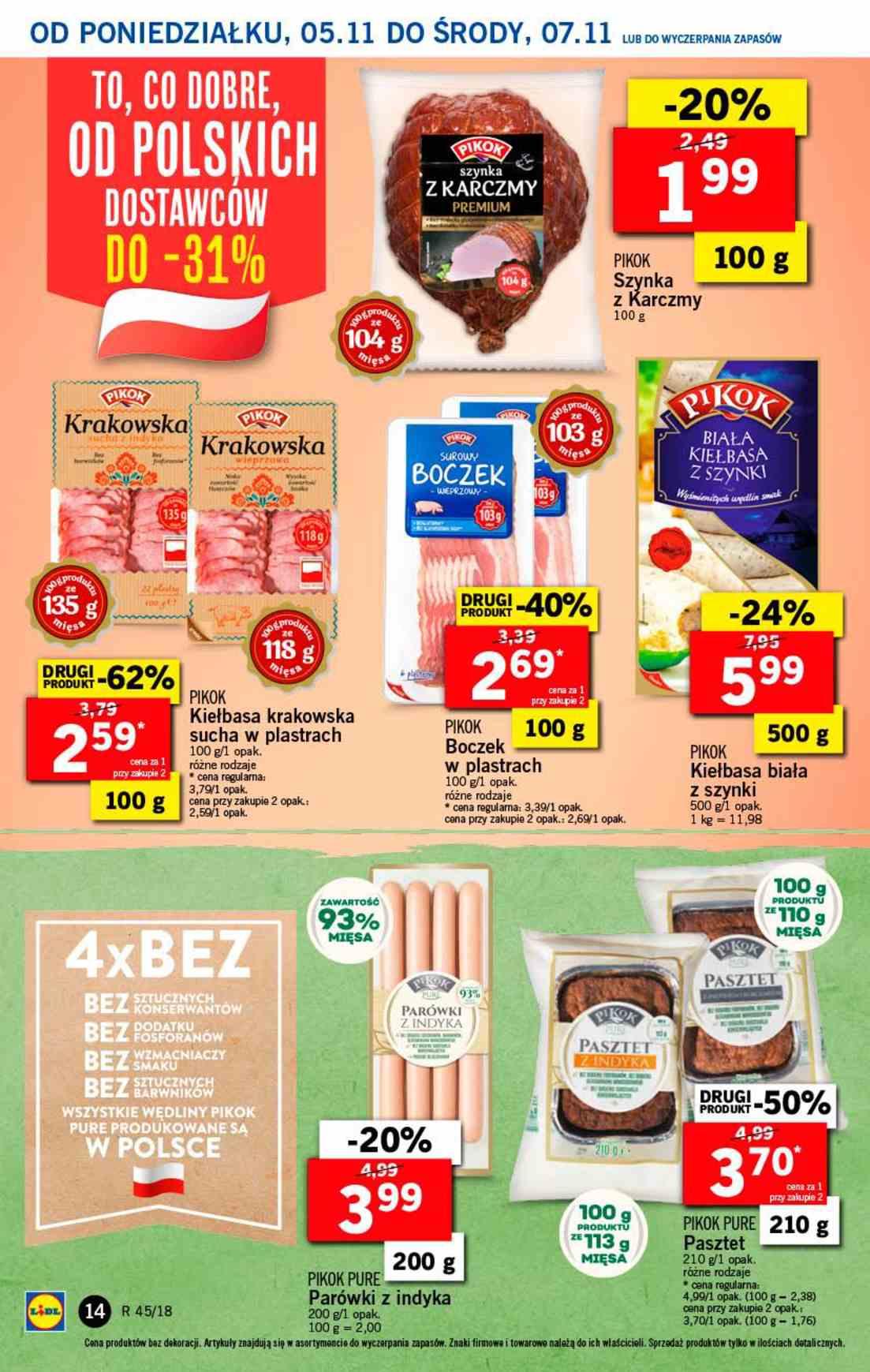 Gazetka promocyjna Lidl do 07/11/2018 str.14