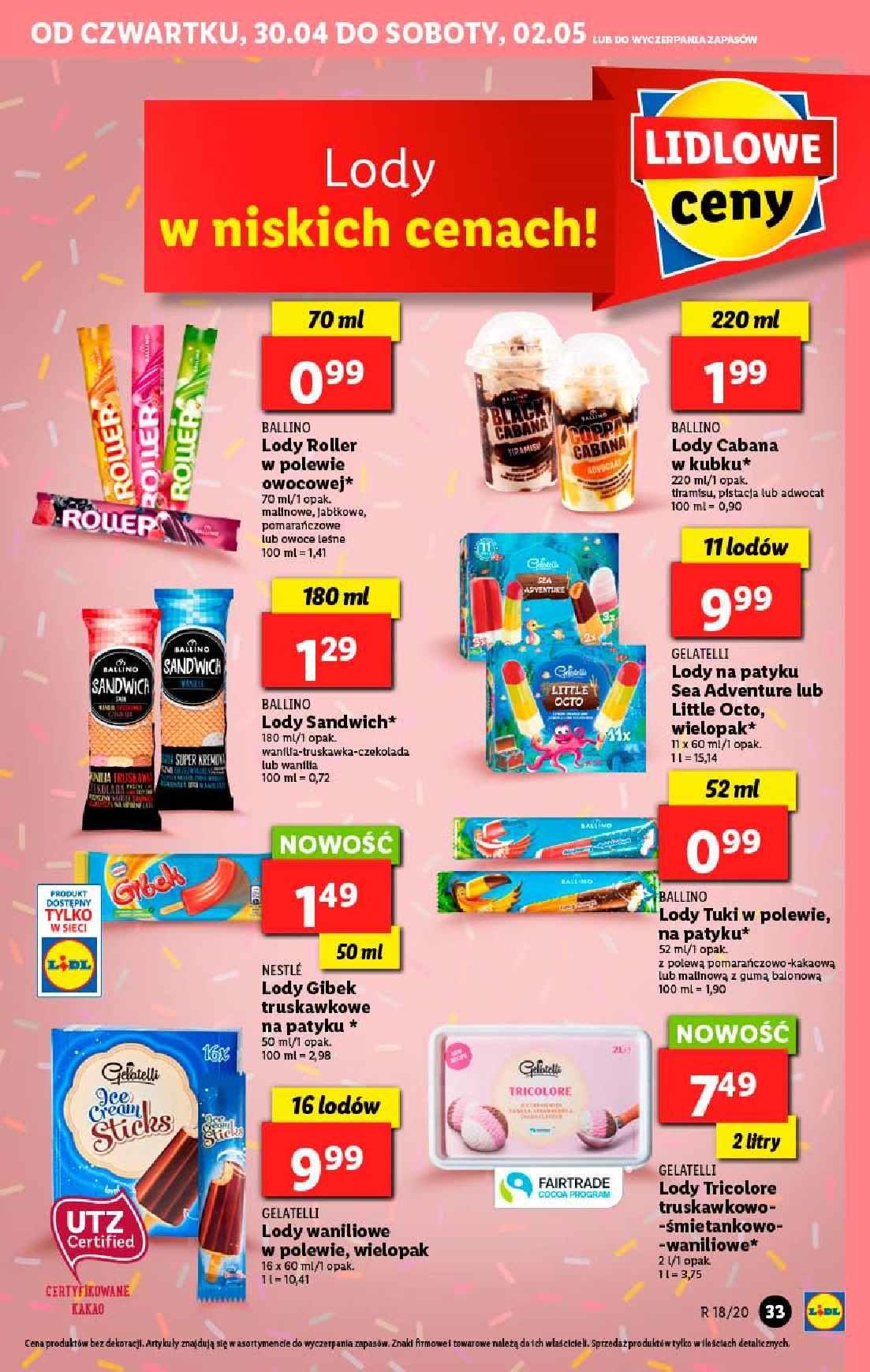 Gazetka promocyjna Lidl do 02/05/2020 str.33