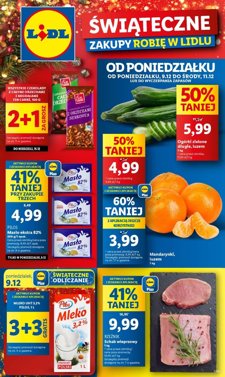 Gazetka promocyjna Lidl do 11/12/2024 str.1