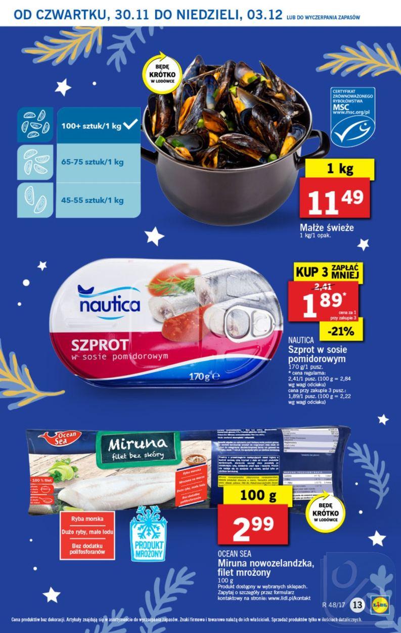 Gazetka promocyjna Lidl do 03/12/2017 str.13