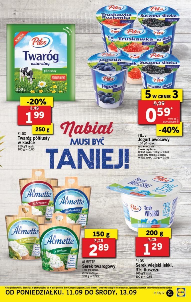 Gazetka promocyjna Lidl do 13/09/2017 str.21