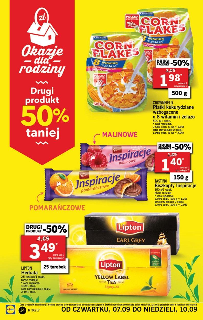 Gazetka promocyjna Lidl do 10/09/2017 str.14