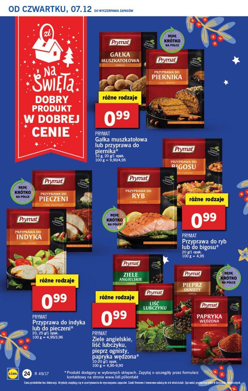 Gazetka promocyjna Lidl do 10/12/2017 str.24