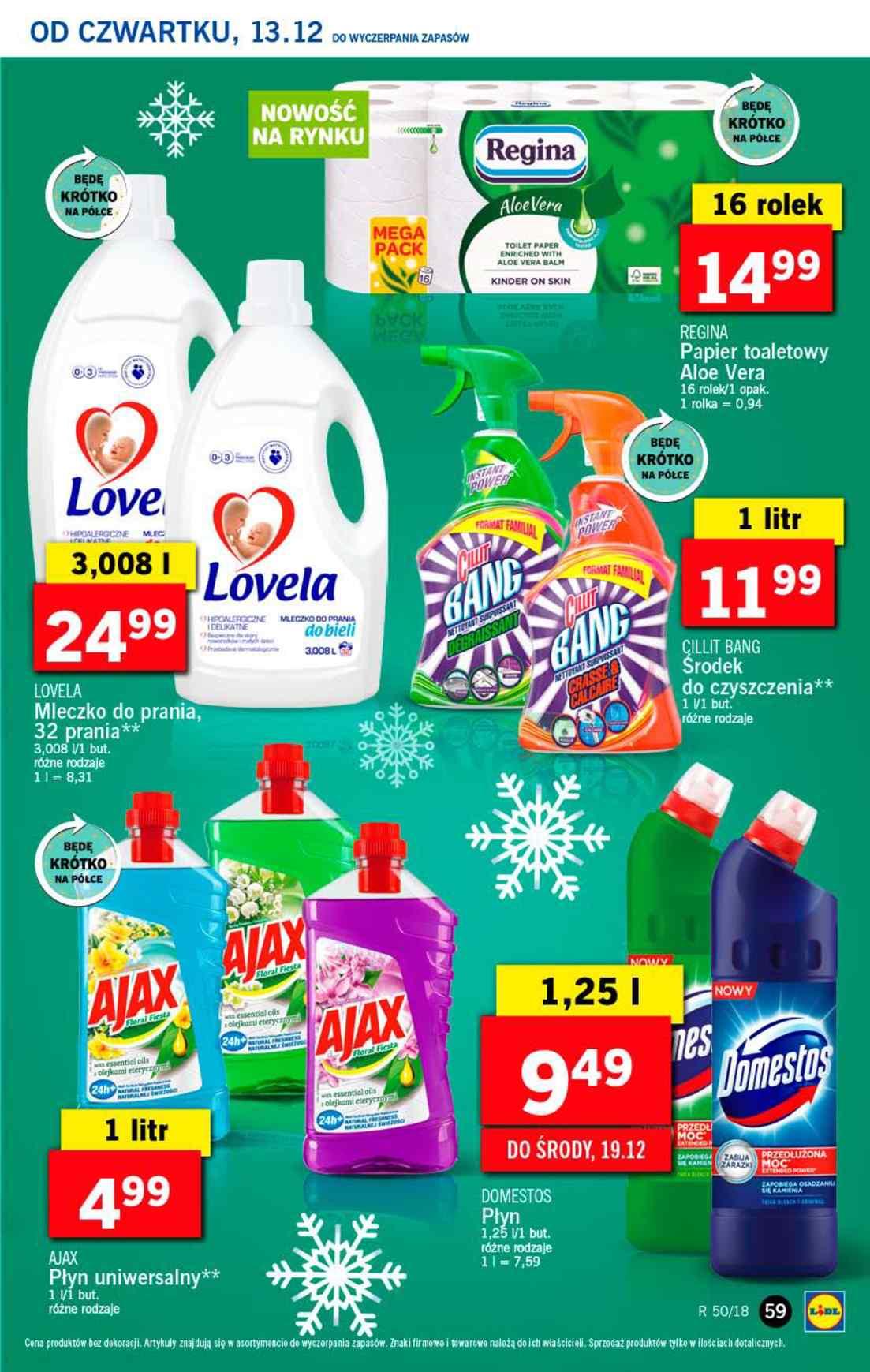 Gazetka promocyjna Lidl do 16/12/2018 str.59