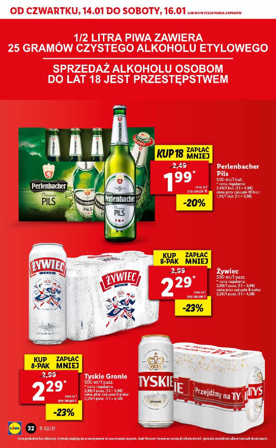 Gazetka promocyjna Lidl do 16/01/2021 str.32