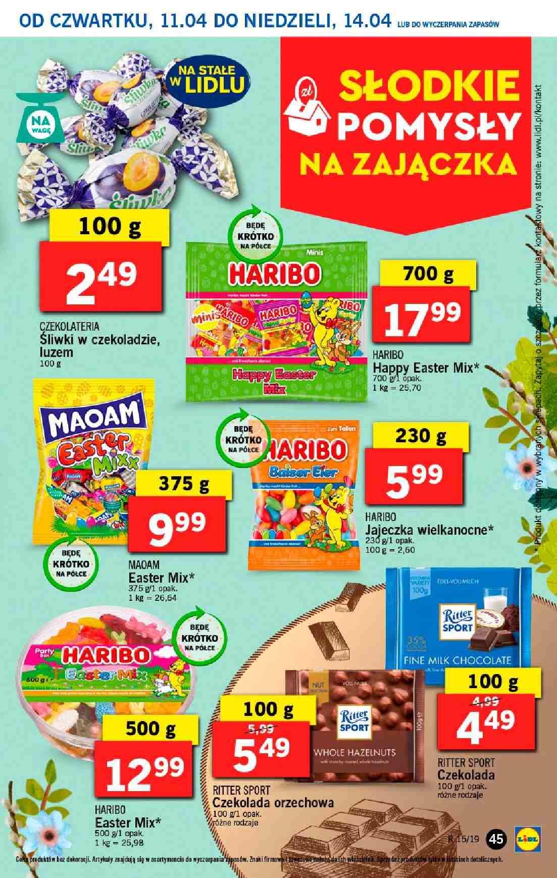 Gazetka promocyjna Lidl do 14/04/2019 str.45