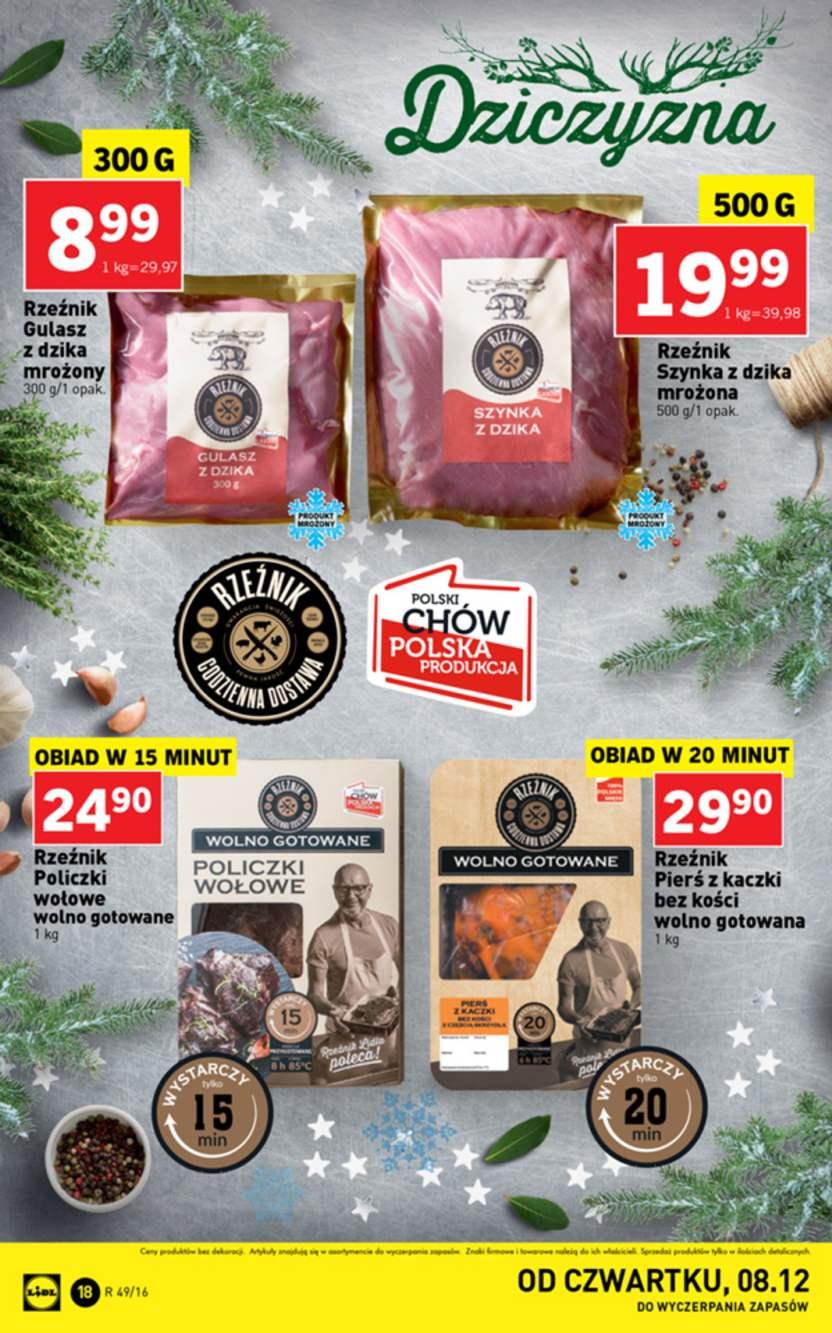 Gazetka promocyjna Lidl do 11/12/2016 str.18