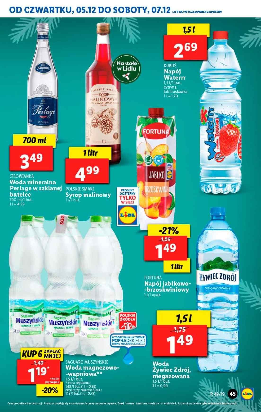 Gazetka promocyjna Lidl do 07/12/2019 str.45