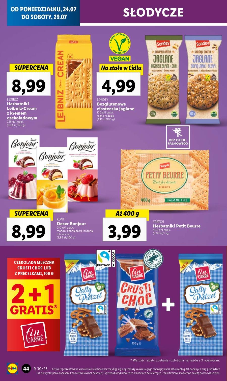 Gazetka promocyjna i reklamowa Lidl, "Lidl od poniedziałku", od 24/07